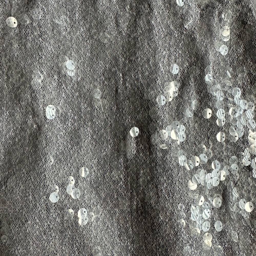 Dynamite Silver Sequin Strapless Bodycon Tube Dress Size XS - Picture 10 of 11